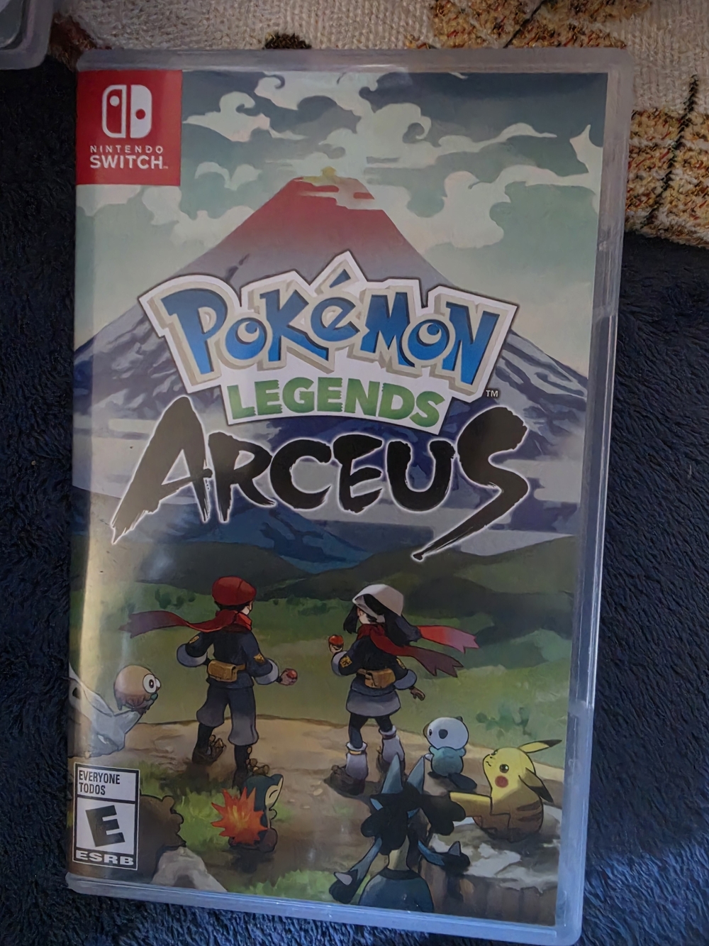 Nintendo Pokémon Legends Arceus — Blue and Green Illustrated Cover